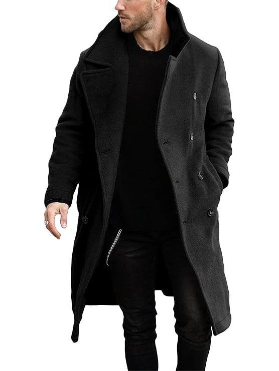 Aldric | Herren Wintermantel Zweireihig Lang - Image 1