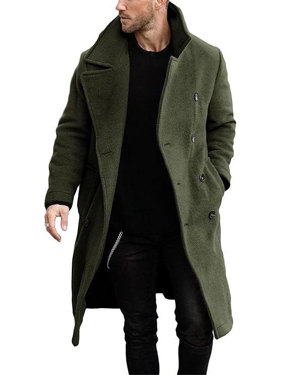 Aldric | Herren Wintermantel Zweireihig Lang - Image 2