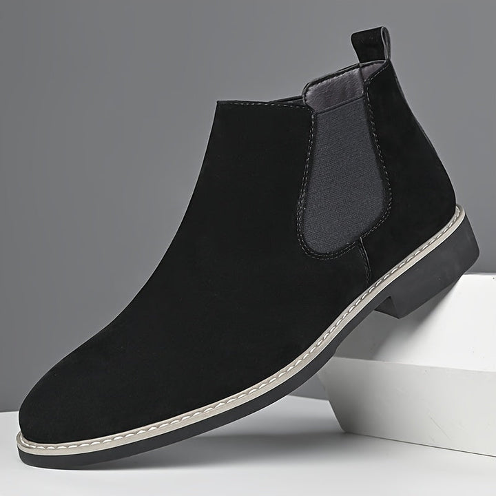 Aldvorn | Herren Stiefeletten Chelsea Schlupfstiefel - Black - Image 1