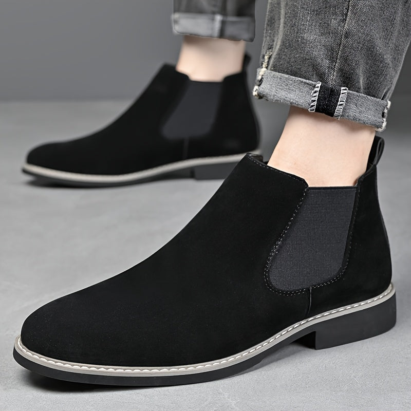 Aldvorn | Herren Stiefeletten Chelsea Schlupfstiefel - Black - Image 2