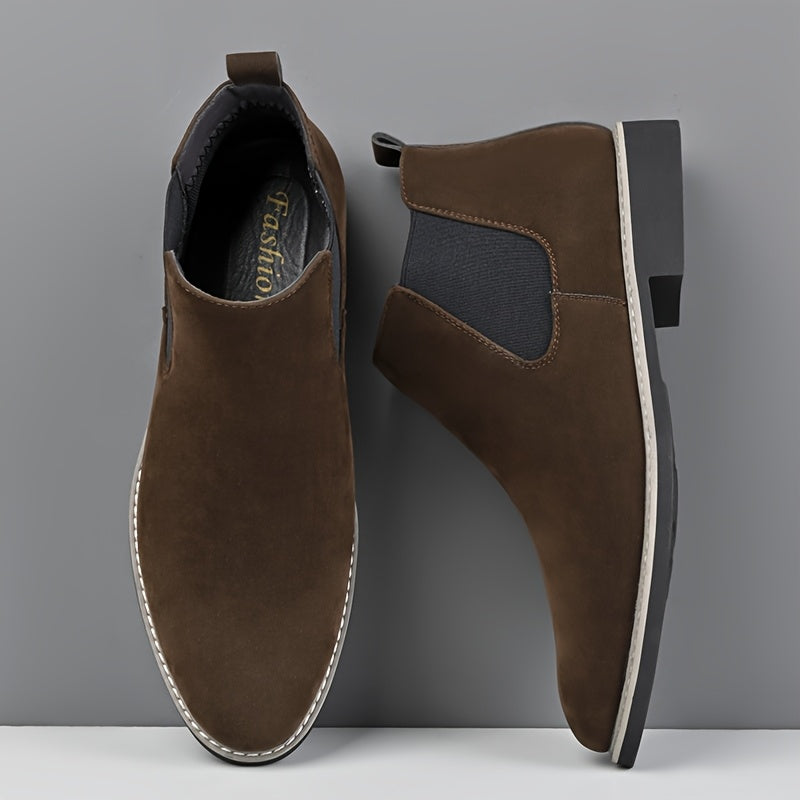 Aldvorn | Herren Stiefeletten Chelsea Schlupfstiefel - Black - Image 3