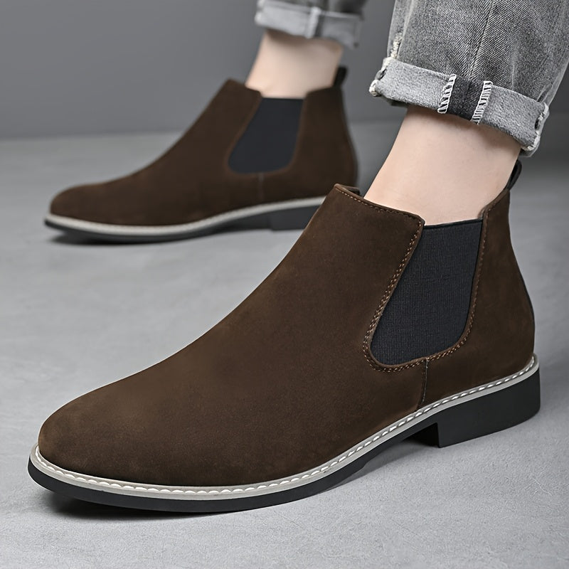 Aldvorn | Herren Stiefeletten Chelsea Schlupfstiefel - Black - Image 4