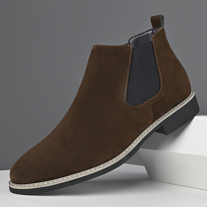 Aldvorn | Herren Stiefeletten Chelsea Schlupfstiefel - Black - Image 6