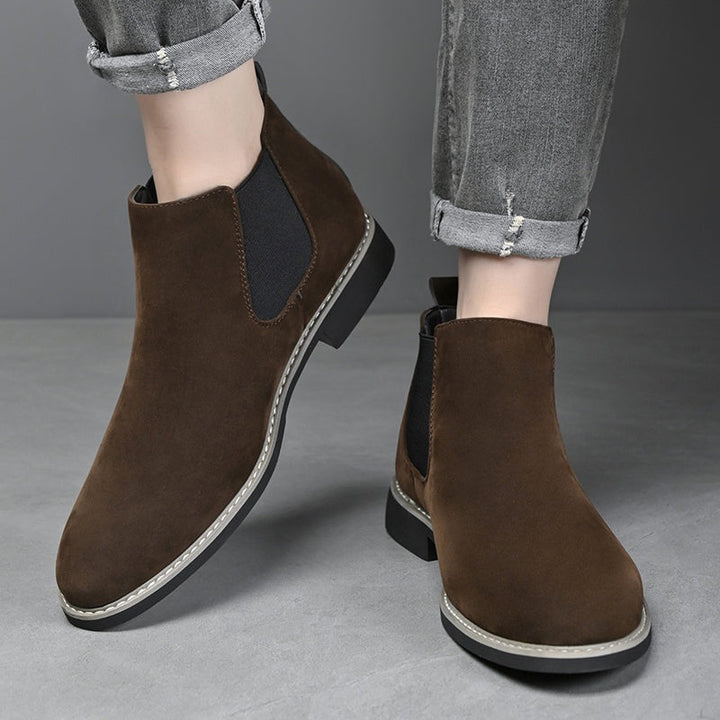 Aldvorn | Herren Stiefeletten Chelsea Schlupfstiefel - Black - Image 7