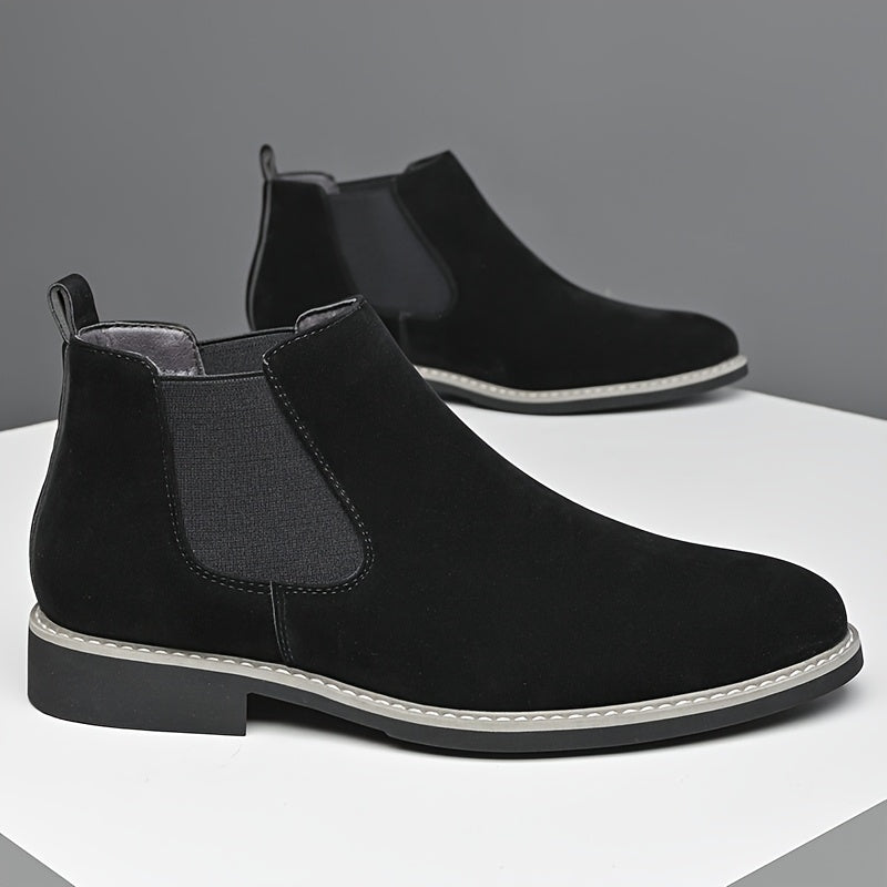 Aldvorn | Herren Stiefeletten Chelsea Schlupfstiefel - Black - Image 8