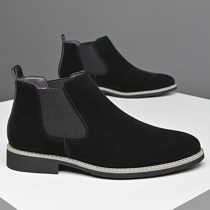 Aldvorn | Herren Stiefeletten Chelsea Schlupfstiefel - Black - Image 8