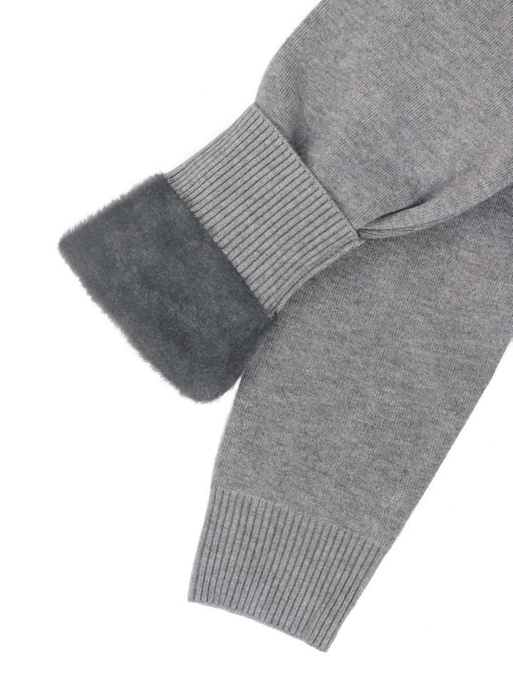 Arvina | Damen Rollkragen Pullover mit Fleecefutter - Camel - Image 23