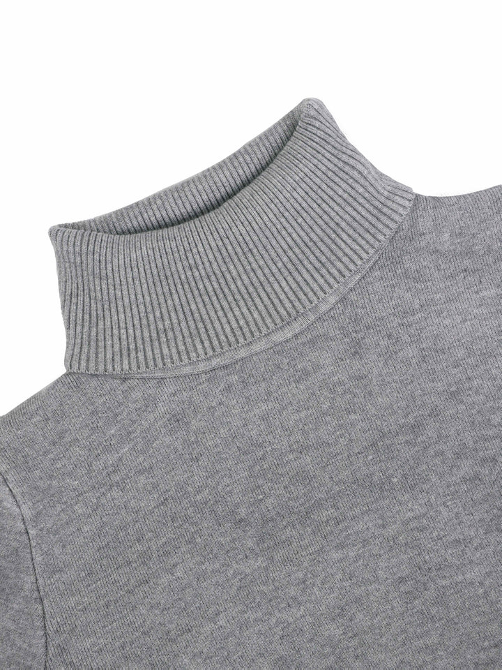Arvina | Damen Rollkragen Pullover mit Fleecefutter - Camel - Image 24