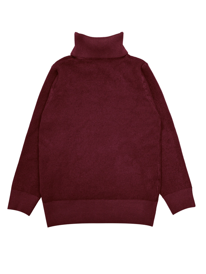 Arvina | Damen Rollkragen Pullover mit Fleecefutter - Camel - Image 28