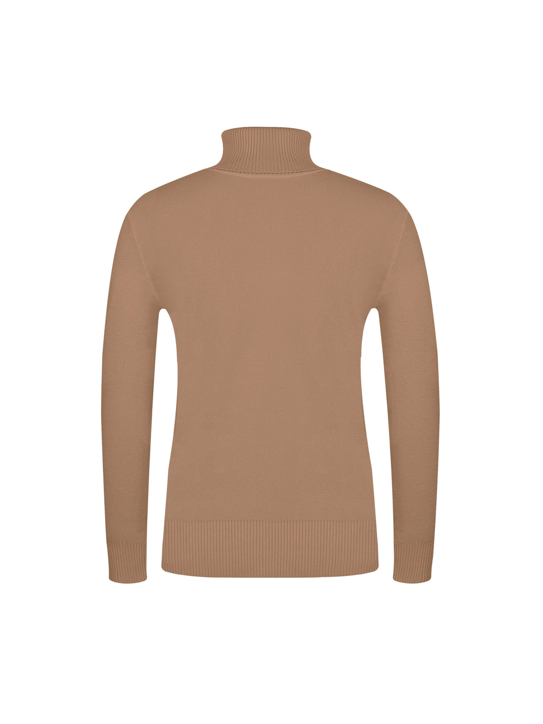 Arvina | Damen Rollkragen Pullover mit Fleecefutter - Camel - Image 3
