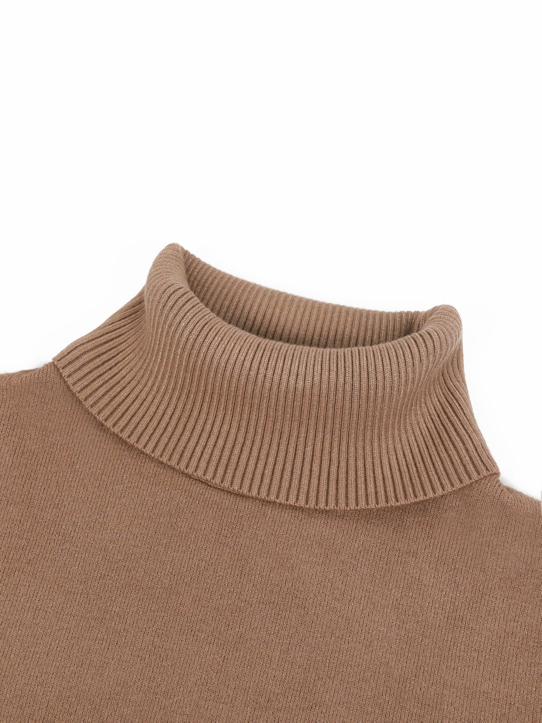 Arvina | Damen Rollkragen Pullover mit Fleecefutter - Camel - Image 8