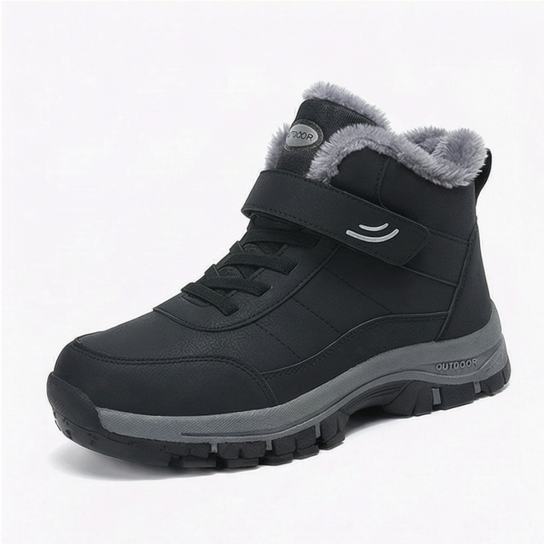 Belvind | Damen Winterstiefeletten Warm Gefüttert - Black - Image 11