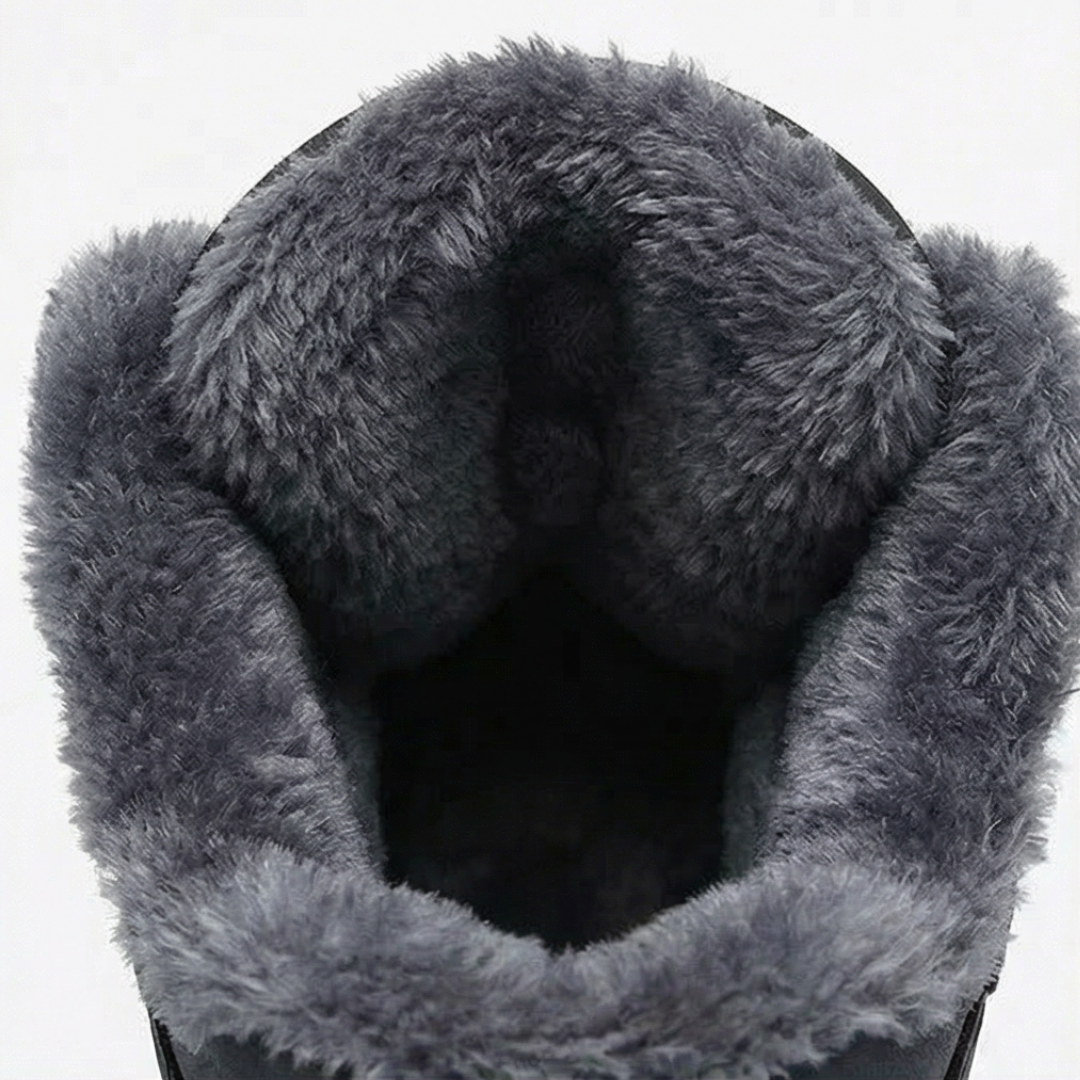 Belvind | Damen Winterstiefeletten Warm Gefüttert - Black - Image 7