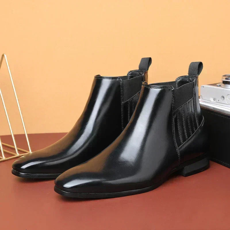 Bervaine | Damen Stiefeletten Chelsea Boot - Dark Brown - Image 2