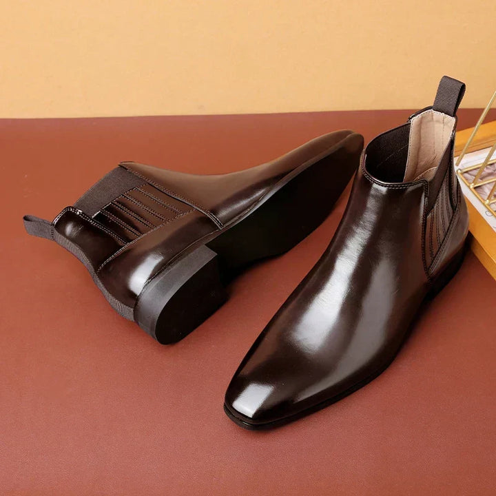 Bervaine | Damen Stiefeletten Chelsea Boot - Dark Brown - Image 5