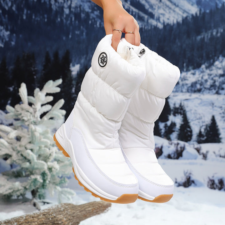 Berveld | Damen Winterstiefel gefüttert Schneestiefel - Black - Image 10