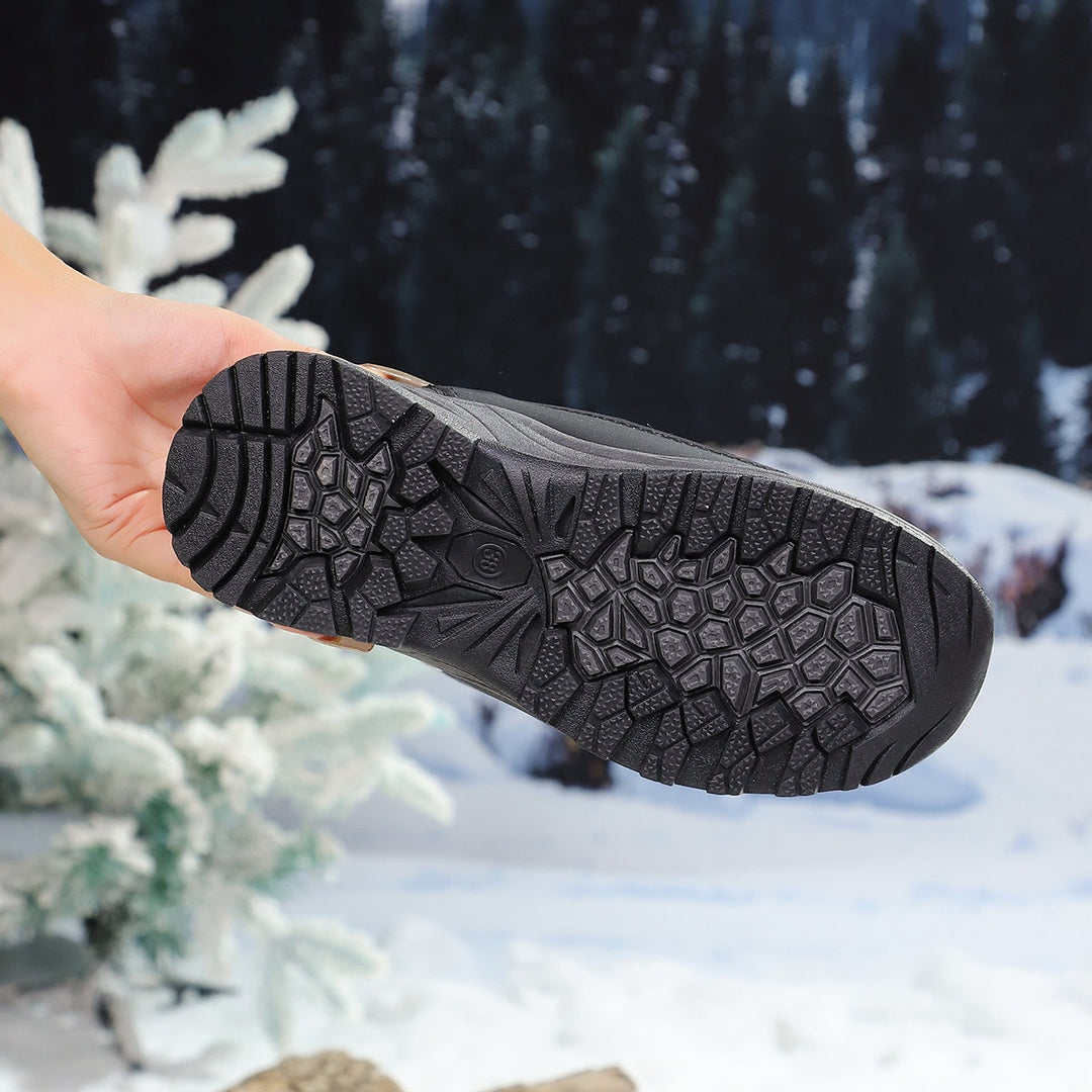 Berveld | Damen Winterstiefel gefüttert Schneestiefel - Black - Image 7