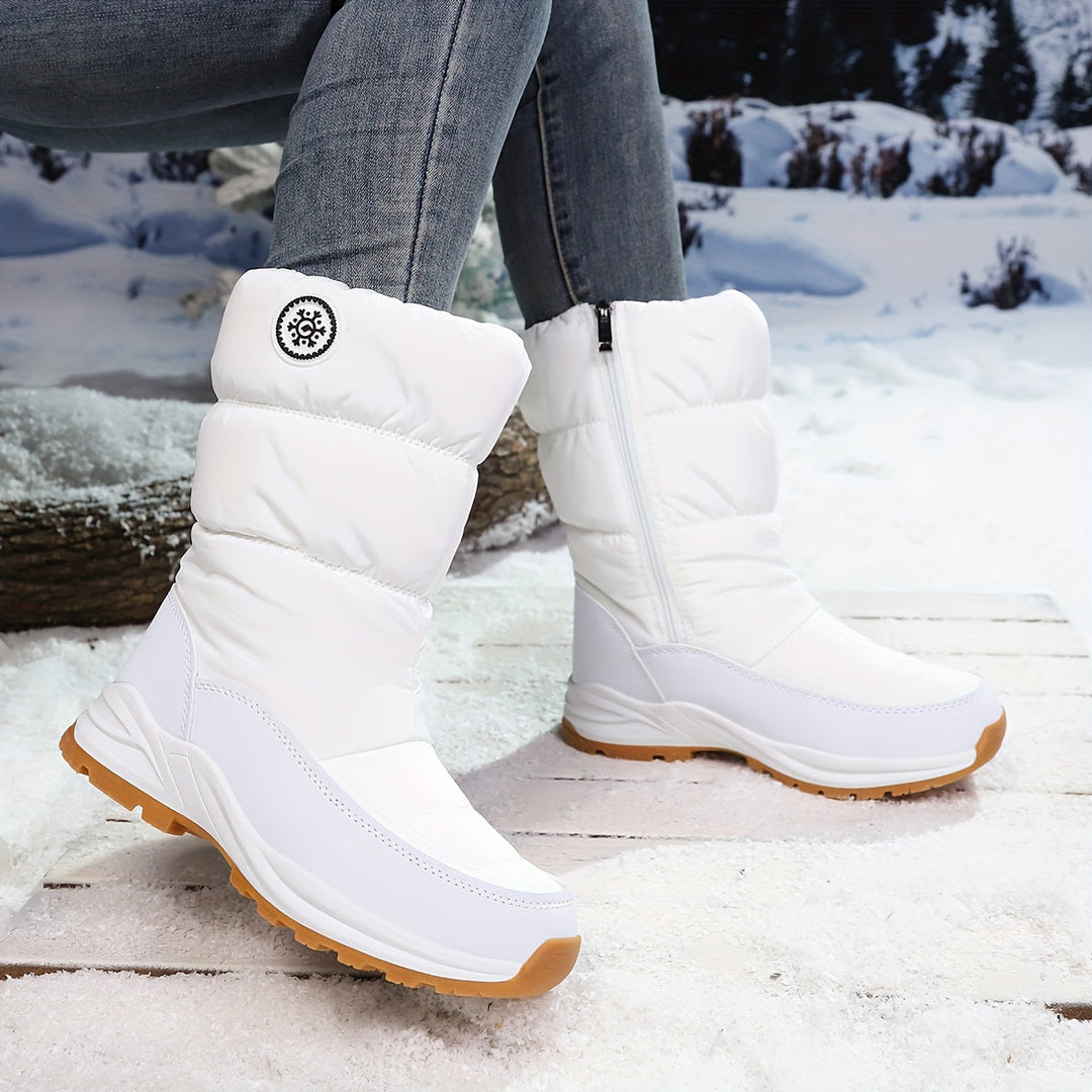 Berveld | Damen Winterstiefel gefüttert Schneestiefel - Black - Image 9