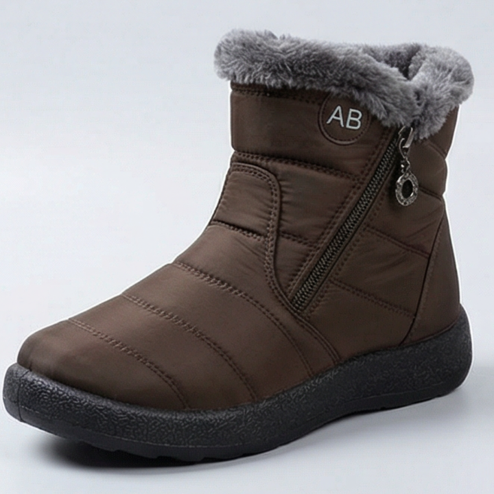 Bervild | Damen Stiefeletten Wasserdicht Winterstiefel - Black - Image 12