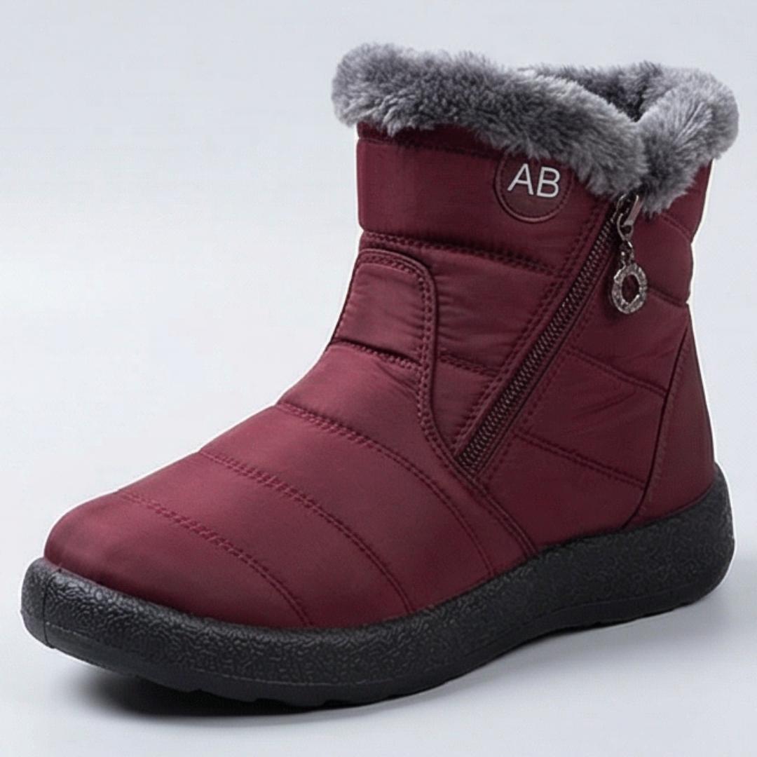 Bervild | Damen Stiefeletten Wasserdicht Winterstiefel - Black - Image 13