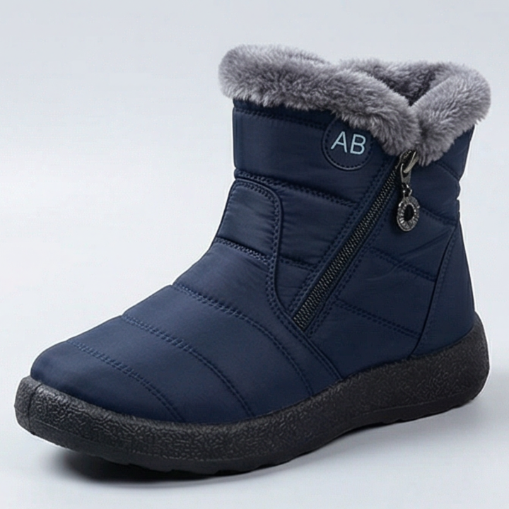 Bervild | Damen Stiefeletten Wasserdicht Winterstiefel - Black - Image 15