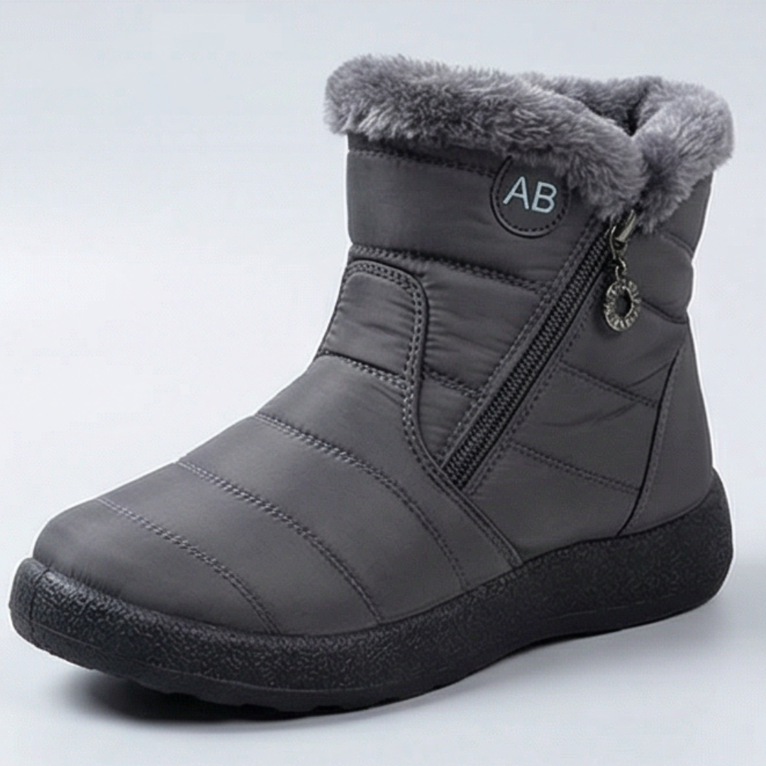 Bervild | Damen Stiefeletten Wasserdicht Winterstiefel - Black - Image 16