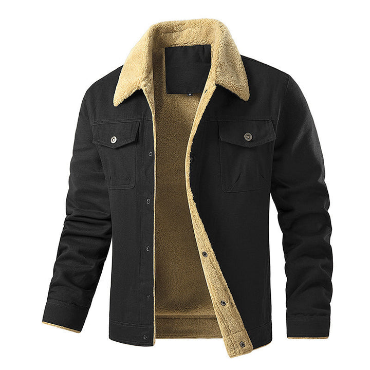 Bjorveld | Herren Winterjacke mit Teddyfutter - Black - Image 1