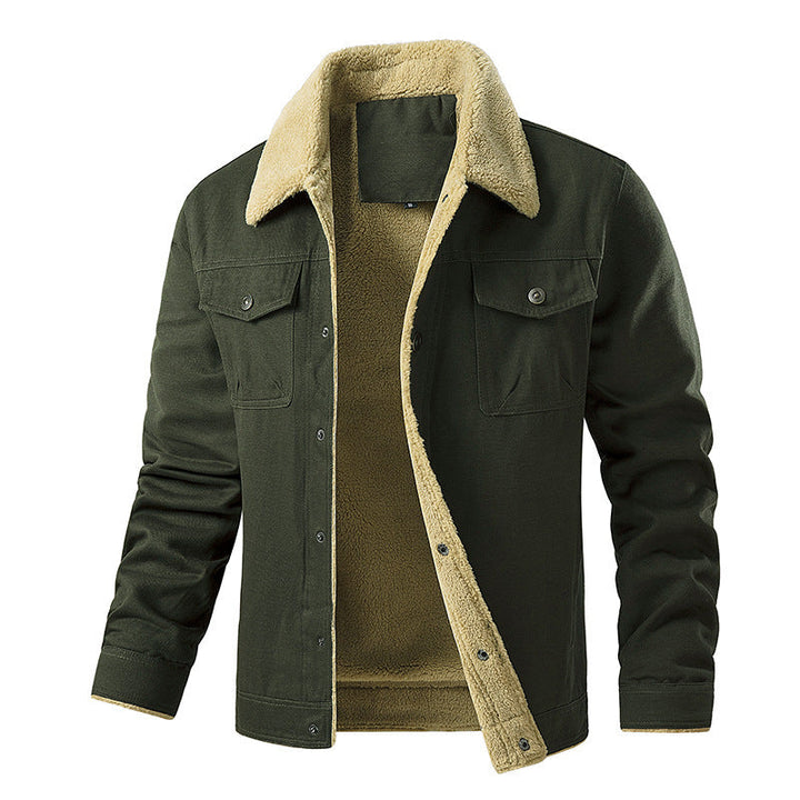 Bjorveld | Herren Winterjacke mit Teddyfutter - Black - Image 3