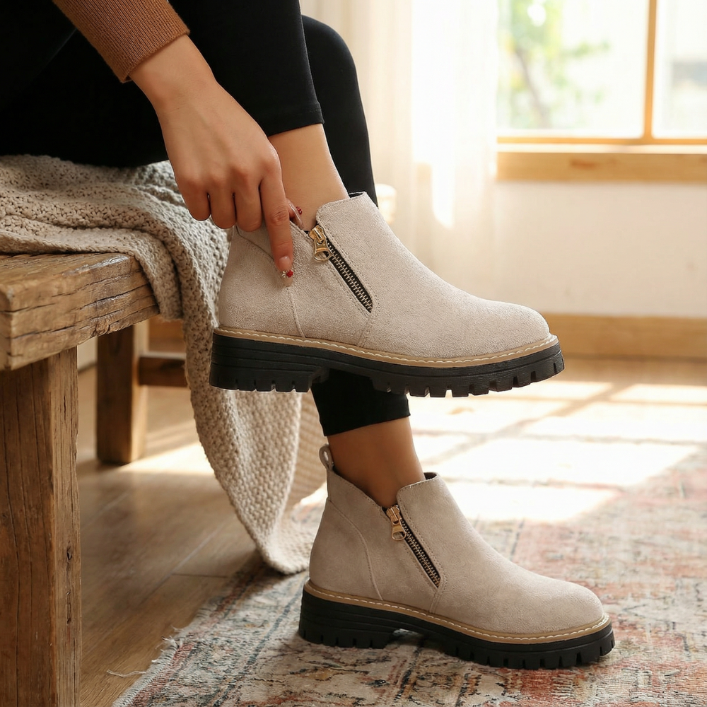 Brenvara | Damen Winterstiefel Stiefelette - Image 2
