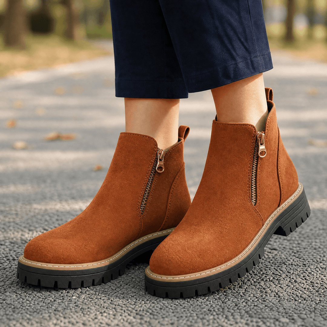Brenvara | Damen Winterstiefel Stiefelette - Image 3