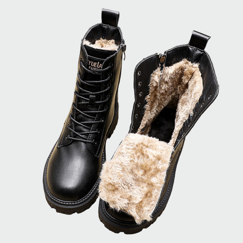 Brenveld | Damen Winterschuhe Gefüttert Stiefel - Black - Image 1