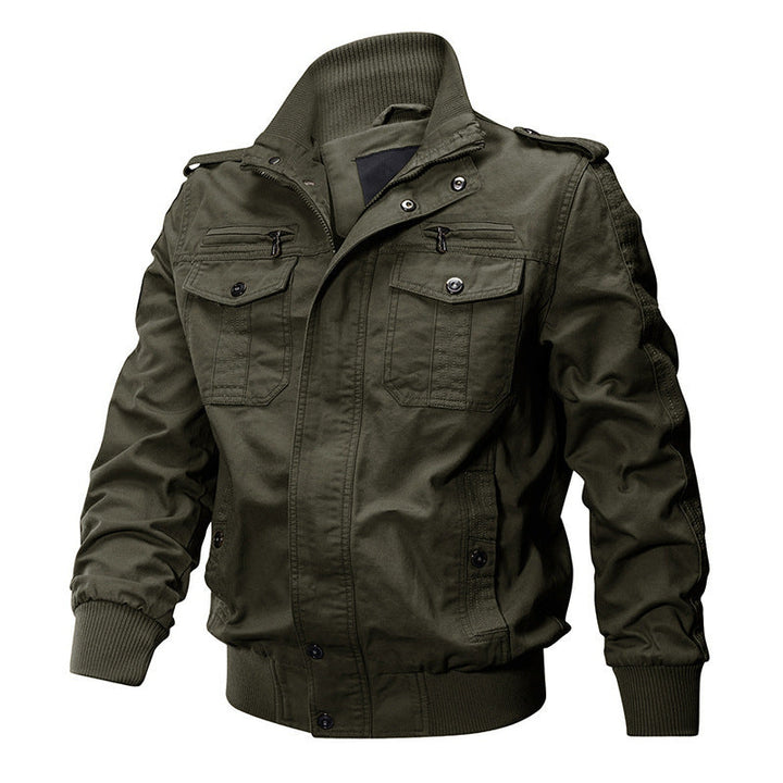 Brenvok | Herren Bomberjacke Fieldjacket mit Taschen - Image 1