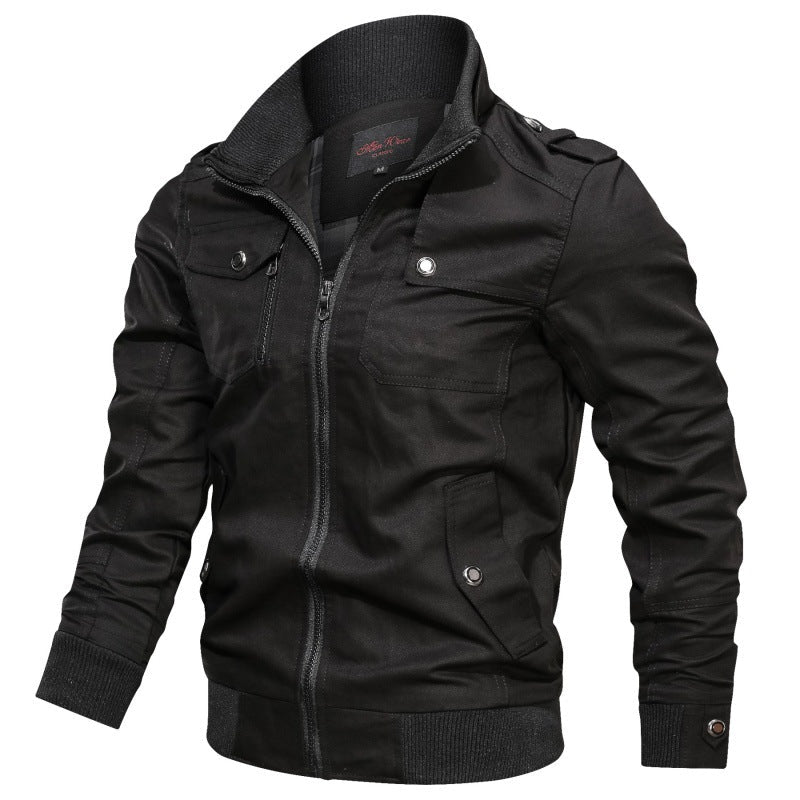 Brenvok | Herren Bomberjacke Fieldjacket mit Taschen - Image 11