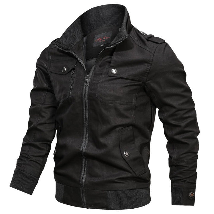 Brenvok | Herren Bomberjacke Fieldjacket mit Taschen - Image 11