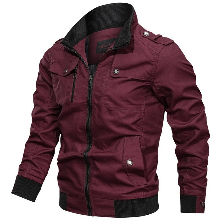 Brenvok | Herren Bomberjacke Fieldjacket mit Taschen - Image 2