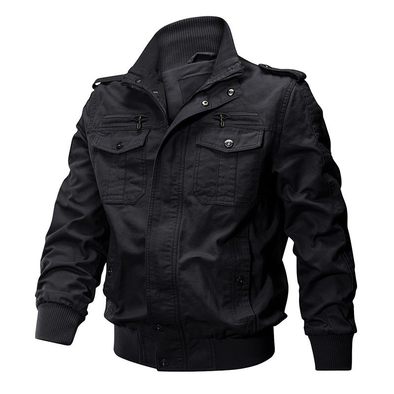 Brenvok | Herren Bomberjacke Fieldjacket mit Taschen - Image 7