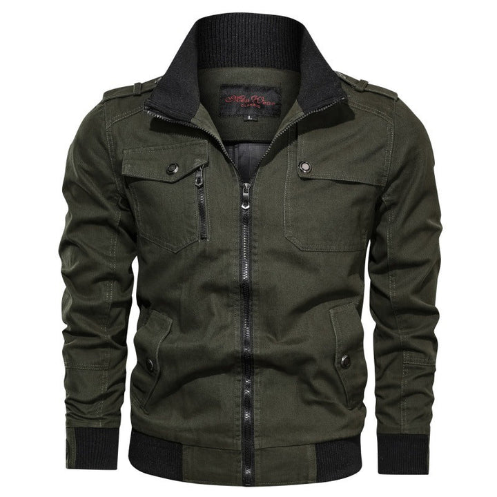 Brenvok | Herren Bomberjacke Fieldjacket mit Taschen - Image 8