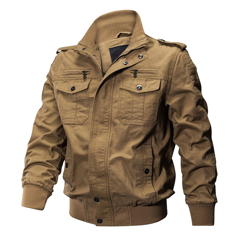 Brenvok | Herren Bomberjacke Fieldjacket mit Taschen - Image 9