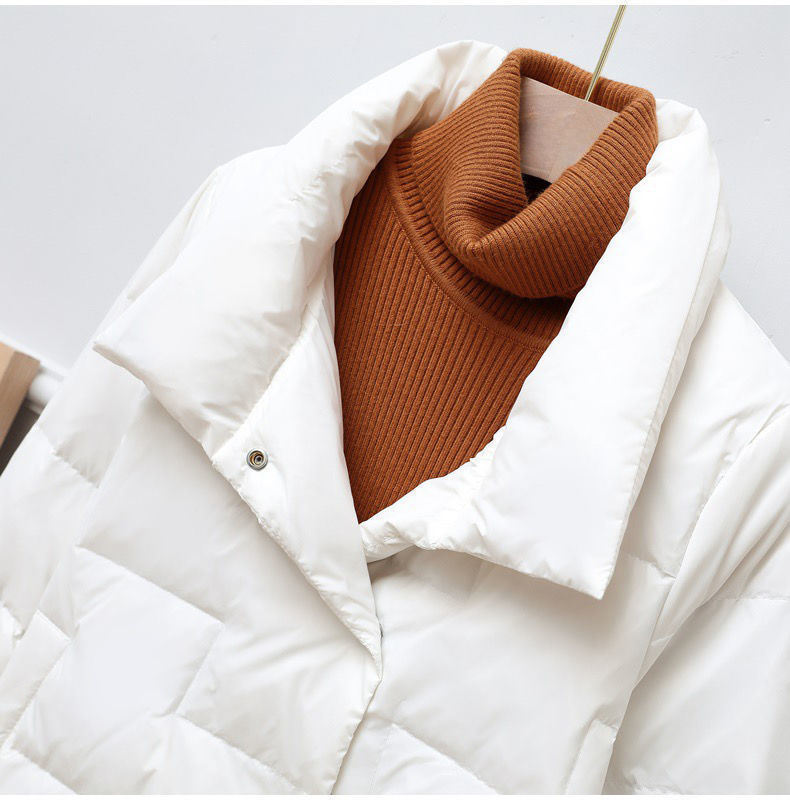 Britta | Damen Steppjacke Winterjacke - Cream - Image 2
