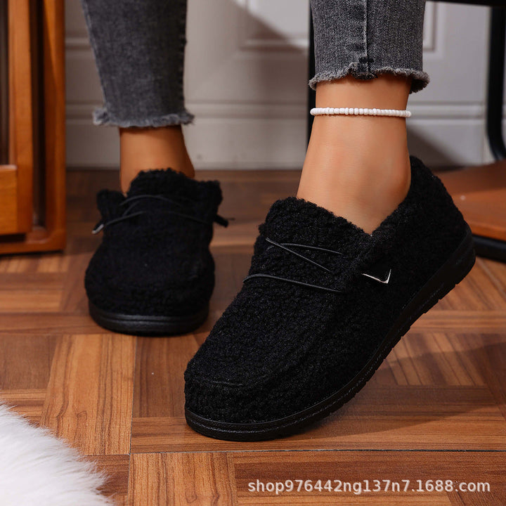 Brynholt | Damen Hausschuhe Teddy-Fleece Slip-on - Hot Pink - Image 3