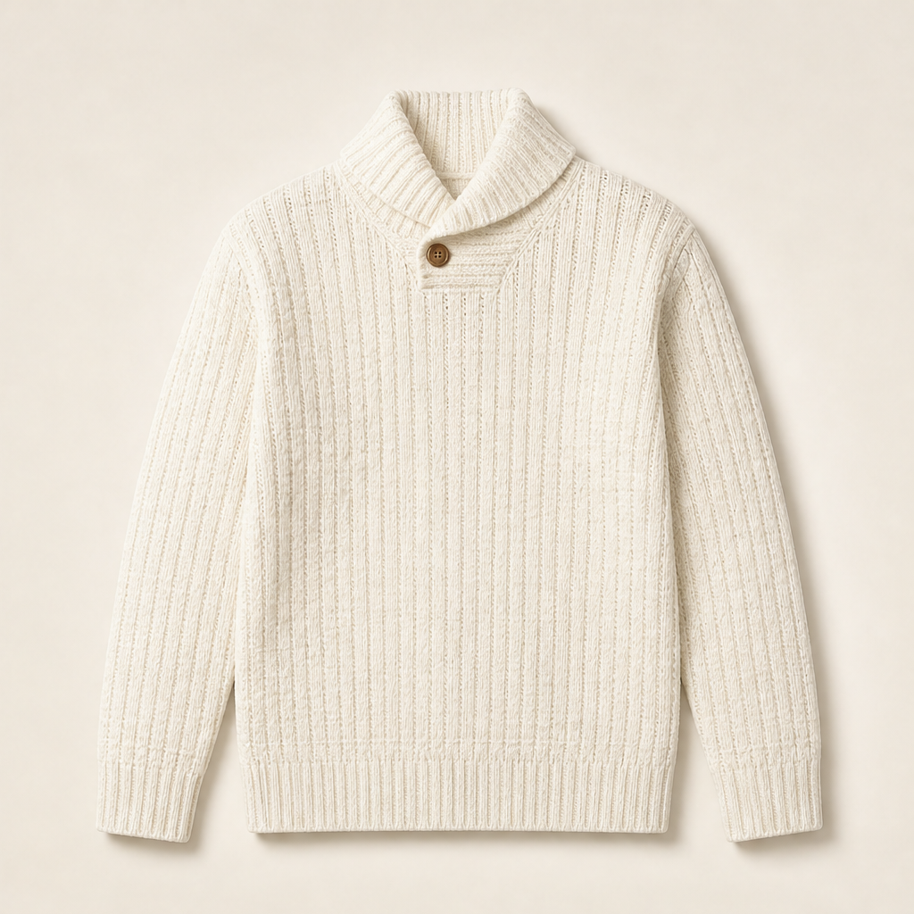 Brynveld | Damen Strickpullover mit Strukturmuster - Dark Grey - Image 6