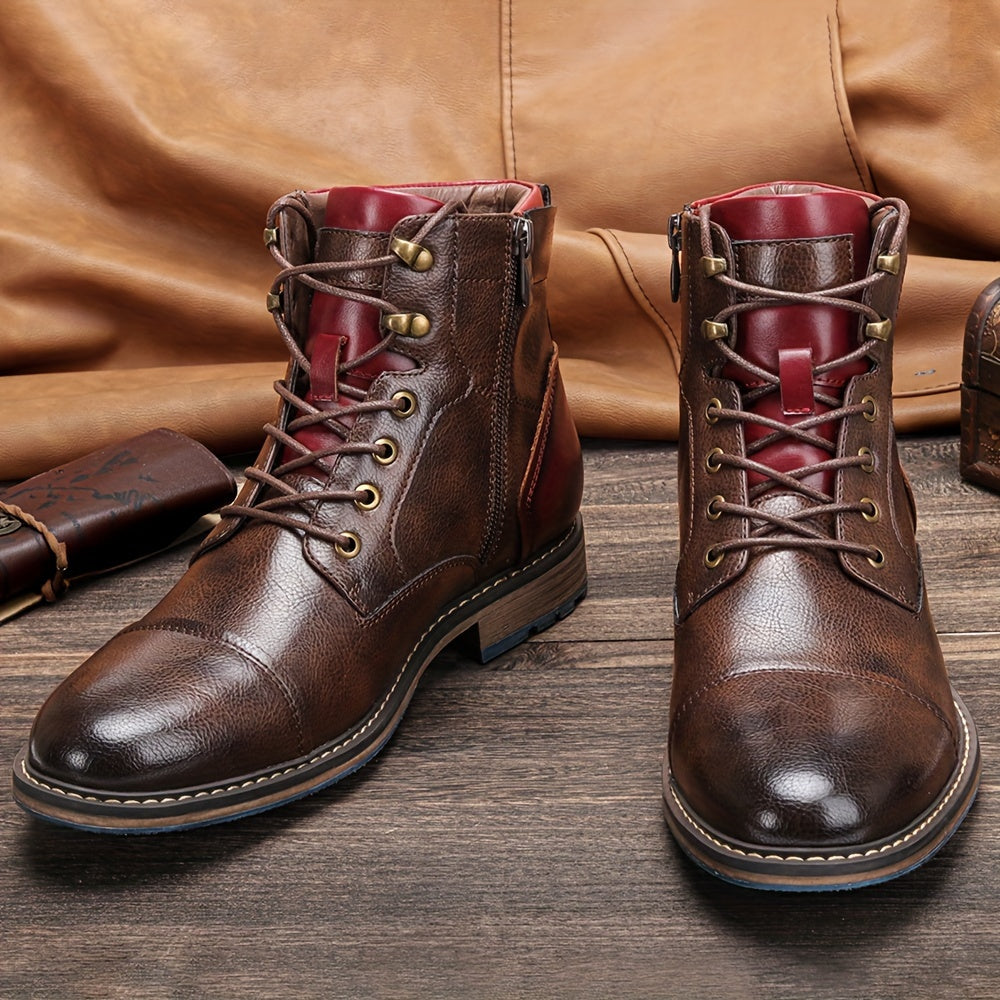 Corvald | Herren Stiefeletten Schnürboots Braun - Brown - Image 2