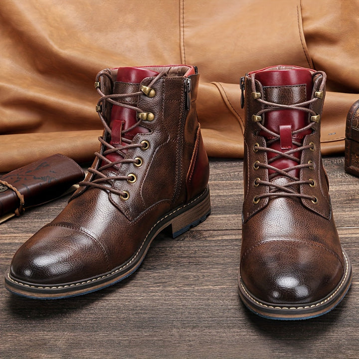 Corvald | Herren Stiefeletten Schnürboots Braun - Brown - Image 2