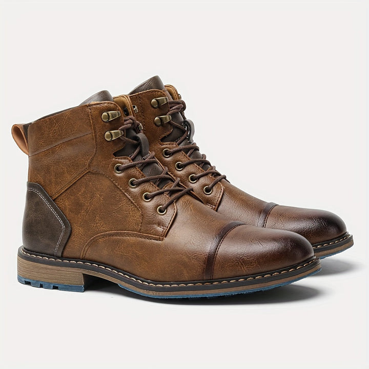 Corvald | Herren Stiefeletten Schnürboots Braun - Brown - Image 3