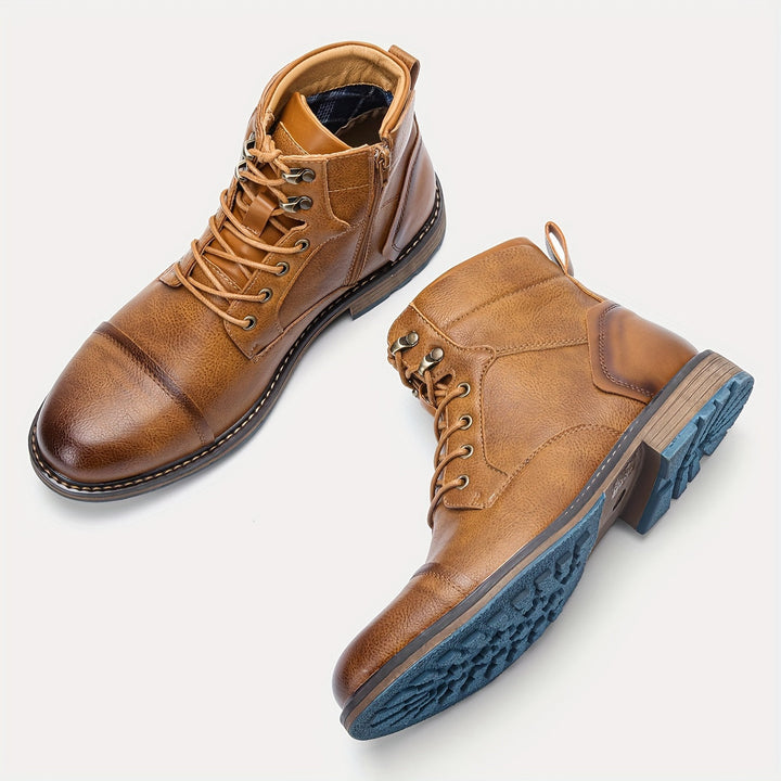 Corvald | Herren Stiefeletten Schnürboots Braun - Brown - Image 4