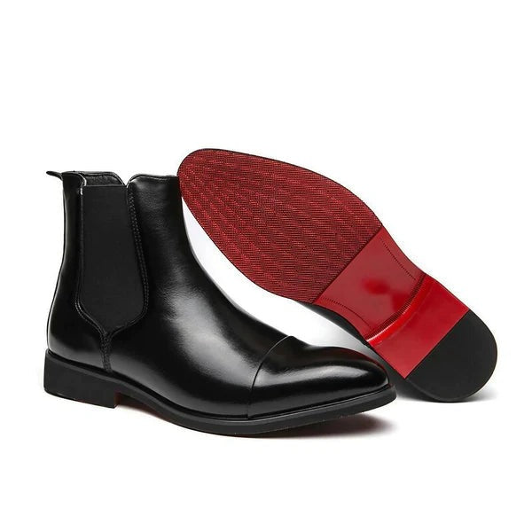 Corveld | Herren Chelsea Boots Schwarz Leder - Black - Image 2
