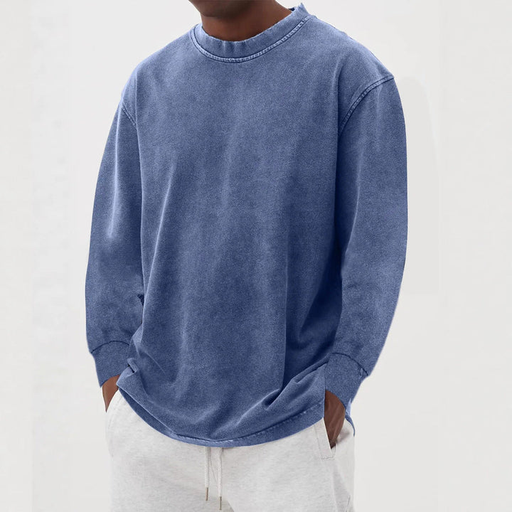 Corveld | Herren Oversize Pullover Langarm - Blue - Image 1