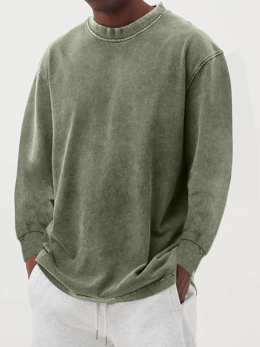 Corveld | Herren Oversize Pullover Langarm - Blue - Image 11