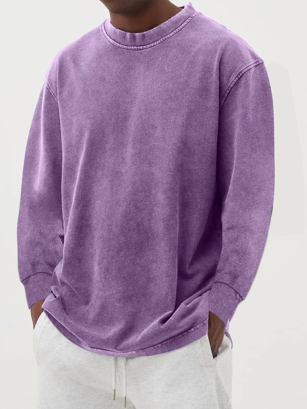 Corveld | Herren Oversize Pullover Langarm - Blue - Image 13