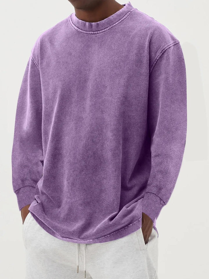 Corveld | Herren Oversize Pullover Langarm - Blue - Image 13